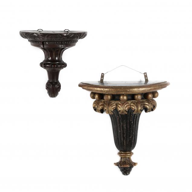 two-antique-continental-wall-brackets