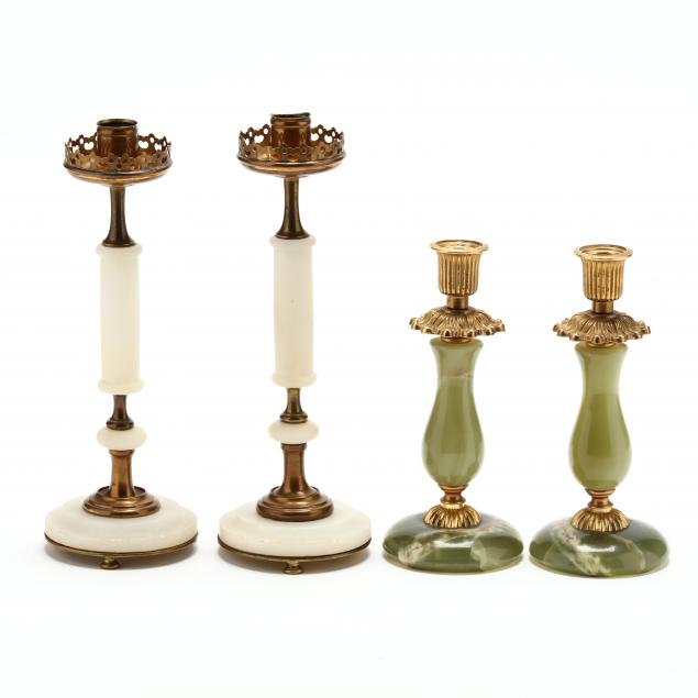 two-pair-of-antique-hardstone-candlesticks