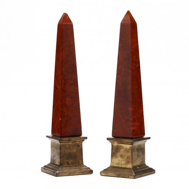 pair-of-mahogany-and-brass-obelisks