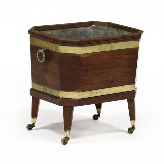 antique-english-mahogany-wine-cooler-on-stand
