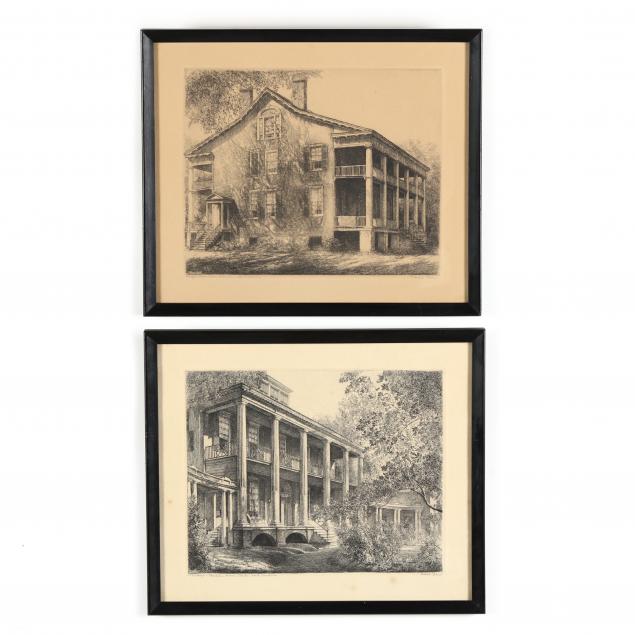 louis-orr-american-1879-1961-two-edenton-north-carolina-etchings