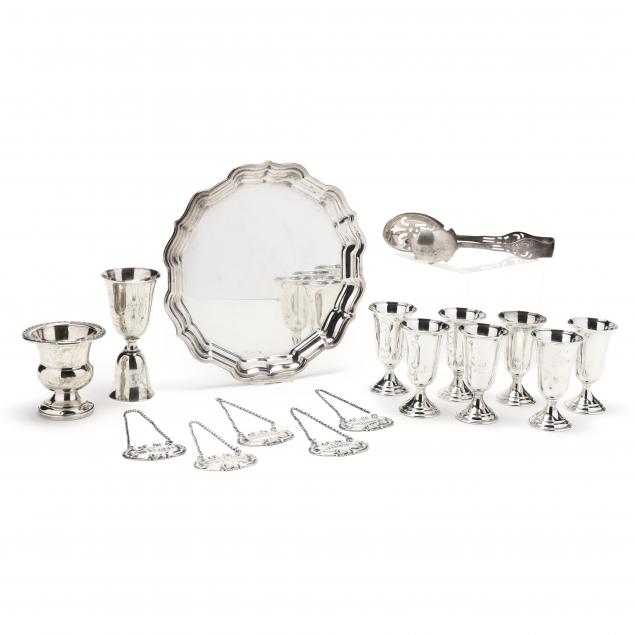 sterling-silver-tray-and-barware-pieces
