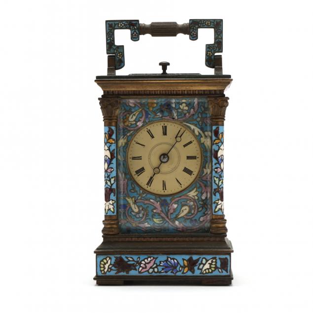 vintage-french-cloisonne-carriage-clock