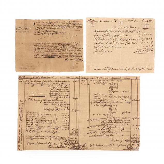 three-maritime-documents-associated-with-colonial-north-carolina