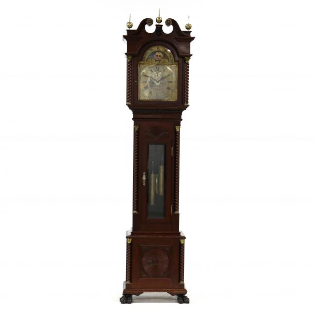 walter-durfee-pattern-42-tall-case-clock
