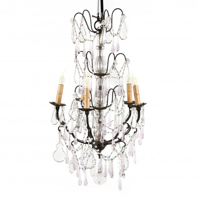 vintage-rococo-style-drop-prism-chandelier