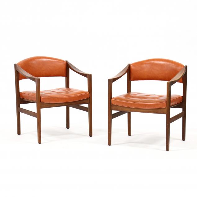 pair-of-vintage-teak-arm-chairs