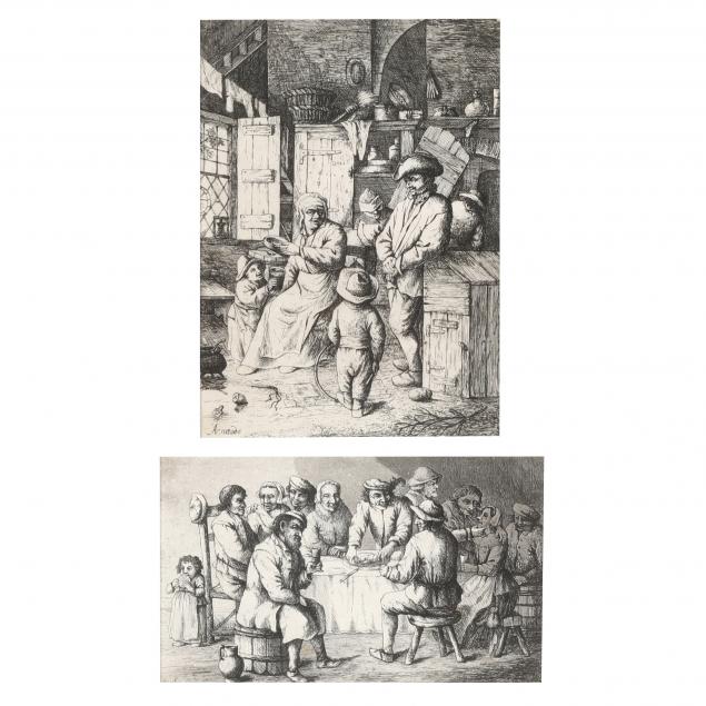 adriaen-jansz-van-ostade-dutch-1610-1685-two-genre-scene-etchings