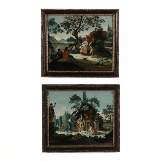 a-pair-of-antique-reverse-paintings-on-glass