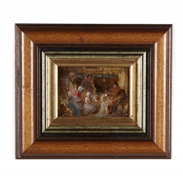 a-miniature-english-school-genre-painting-study