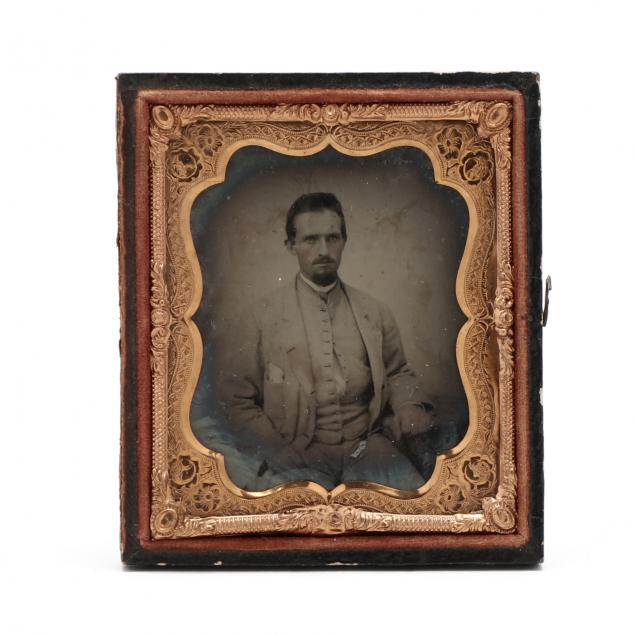 early-war-sixth-plate-ambrotype-of-an-unknown-confederate-soldier