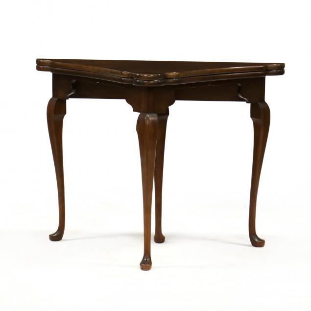 powell-furniture-queen-anne-style-mahogany-game-table