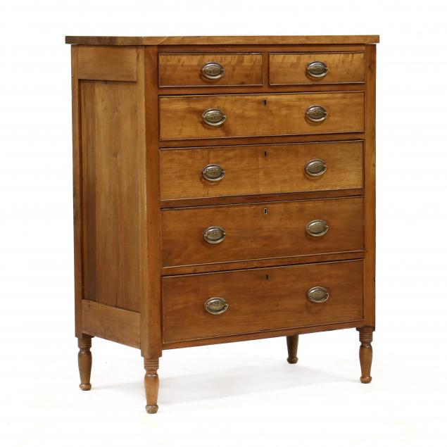 american-sheraton-cherry-semi-tall-chest-of-drawers