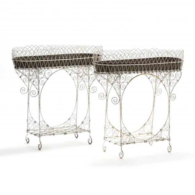 pair-of-wirework-planters