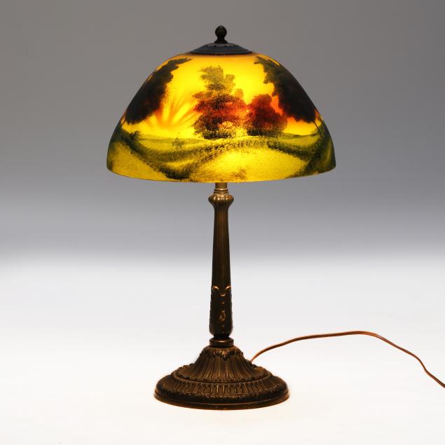 vintage-reverse-painted-glass-table-lamp
