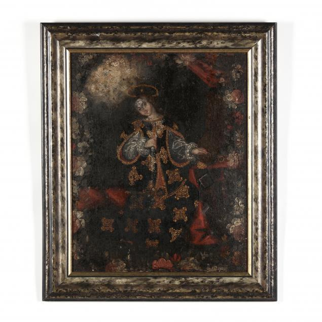 an-antique-cuzco-school-painting-of-the-madonna
