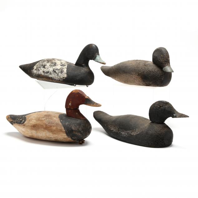 four-vintage-duck-decoys