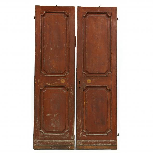 pair-of-antique-oak-paneled-doors