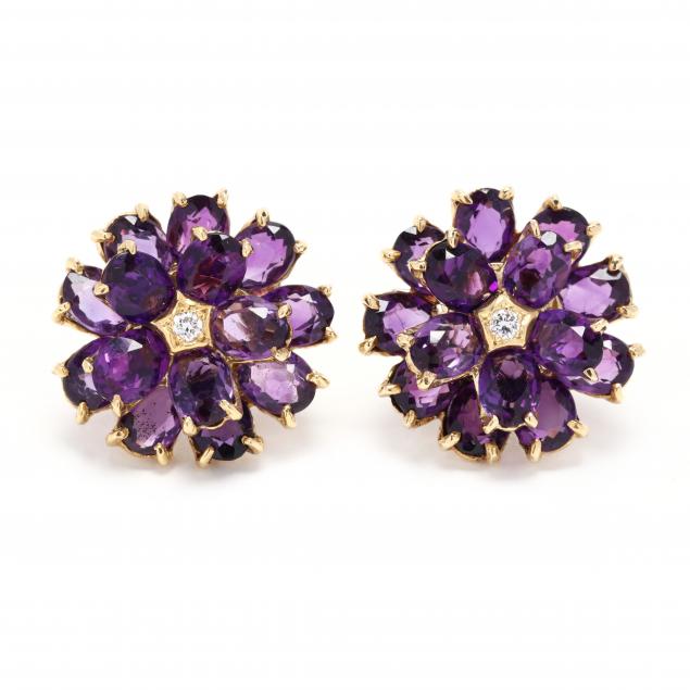 18kt-gold-amethyst-and-diamond-earrings