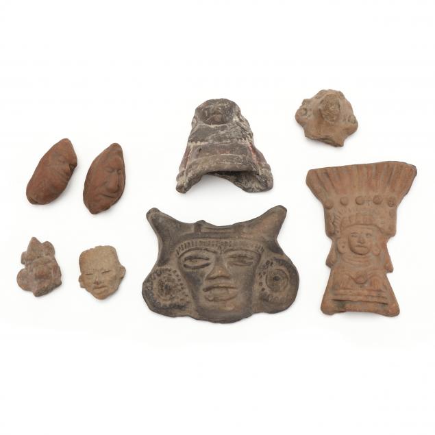grouping-of-eight-pre-columbian-figures