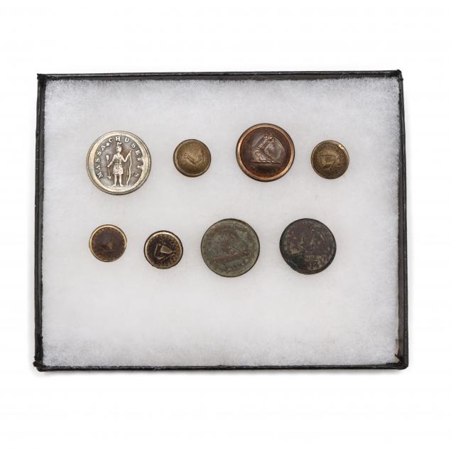 eight-19th-century-massachusetts-militia-buttons