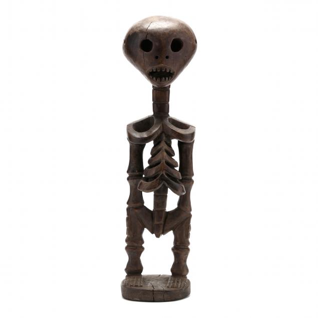 african-carved-wooden-skeleton