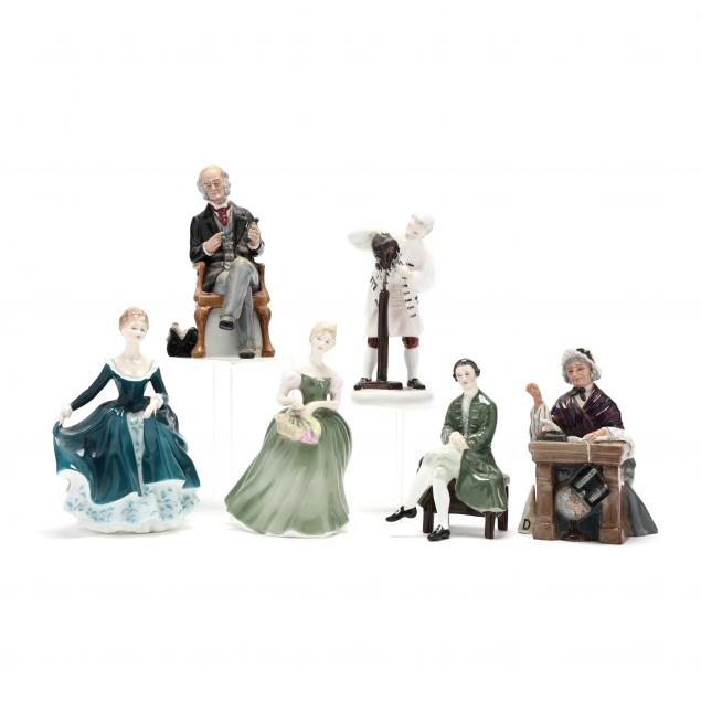 six-royal-doulton-figurines