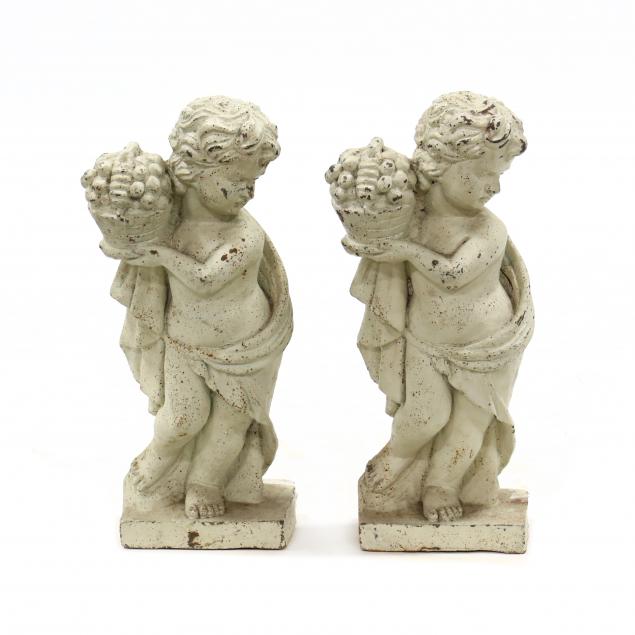 pair-of-vintage-cast-iron-classical-style-figures