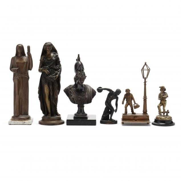 six-continental-bronze-figures