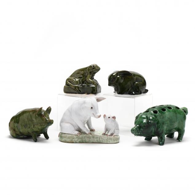 five-pottery-animal-figures