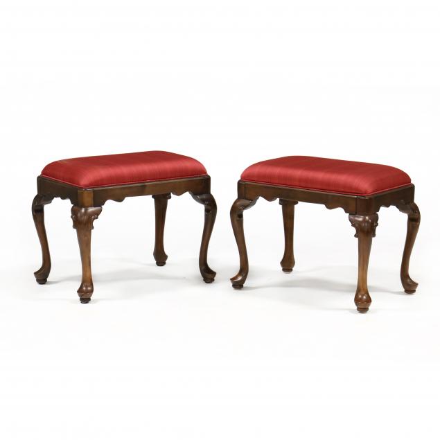 pair-of-queen-anne-style-cherry-ottomans