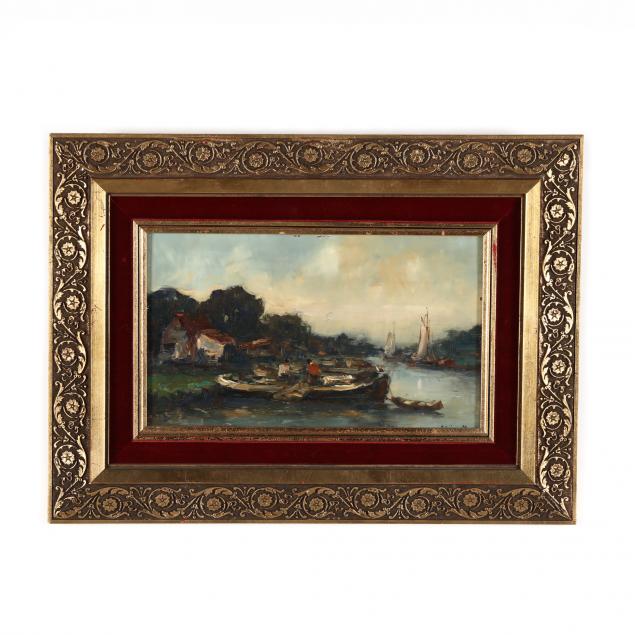 english-school-harbor-painting