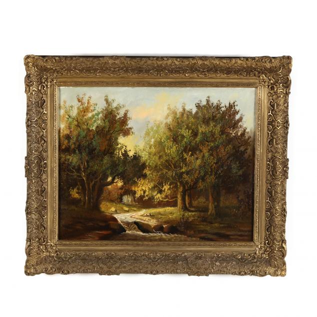 dutch-school-landscape-painting-of-a-forest-interior