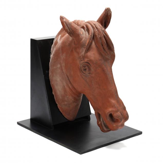 continental-life-size-terracotta-horse-sculpture