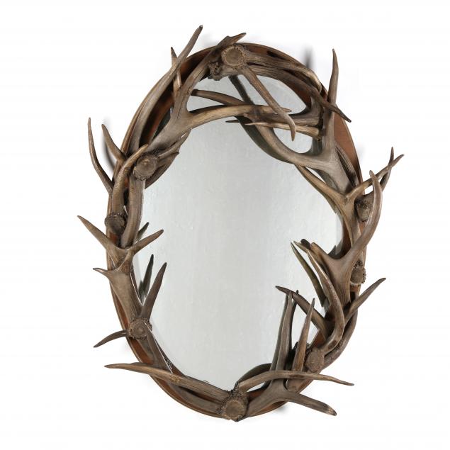 adirondack-style-oval-antler-mirror