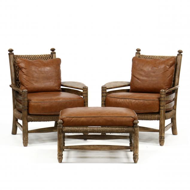 stanford-furniture-pair-of-i-kyle-i-arm-chairs-with-ottoman