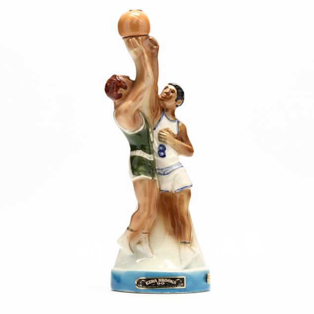 ezra-brooks-whiskey-in-basketball-decanter