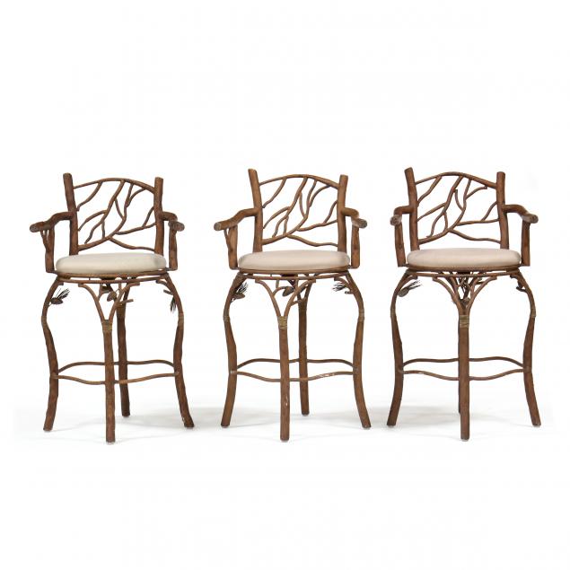 kalco-set-of-three-adirondack-iron-barstools