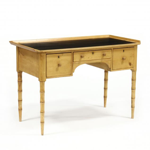 antique-continental-pine-writing-table