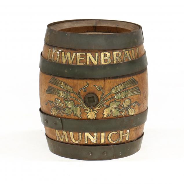 vintage-german-lowenbrau-oak-beer-keg