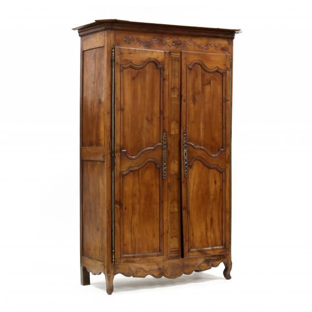 french-provincial-inlaid-and-carved-cherry-armoire