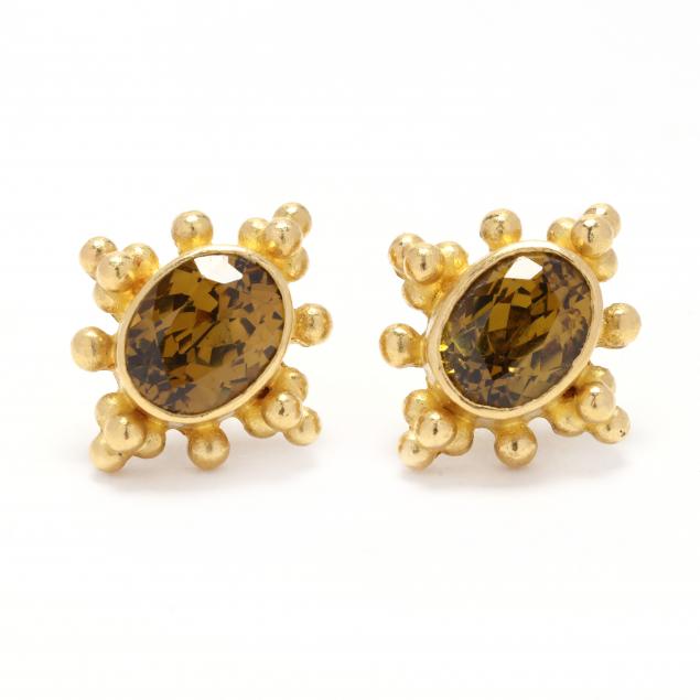 22kt-18kt-gold-and-gem-set-earrings-bikakis-johns