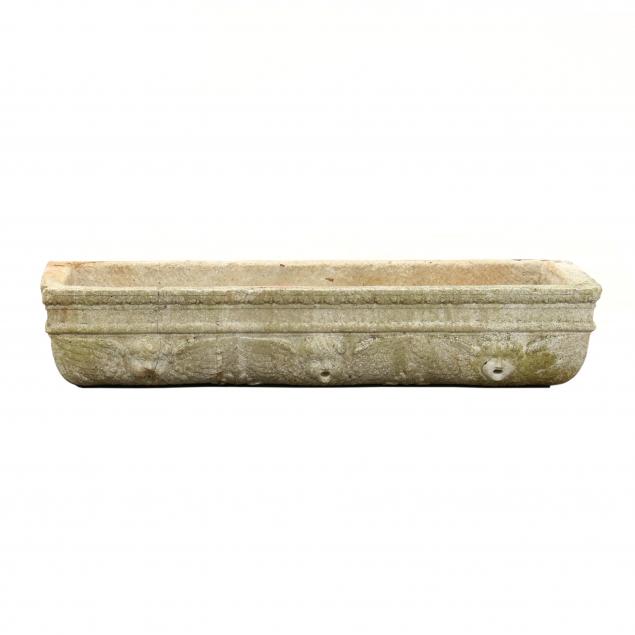 antique-continental-carved-marble-trough-form-fountain