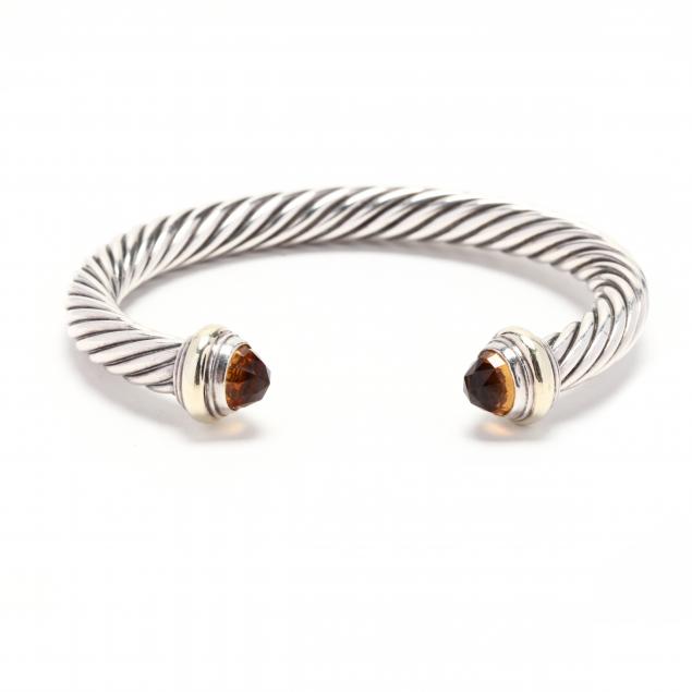 14kt-gold-sterling-silver-and-citrine-cuff-bracelet-david-yurman