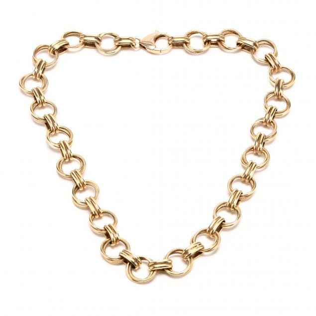 gold-link-necklace-italy