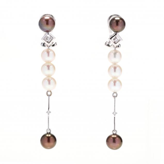 14kt-white-gold-diamond-and-pearl-earrings