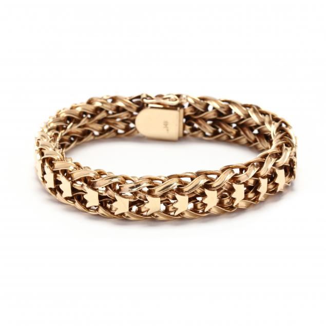 vintage-14kt-gold-bracelet