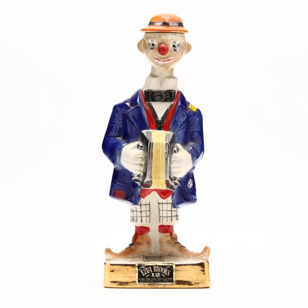 ezra-brooks-whiskey-in-clown-decanter