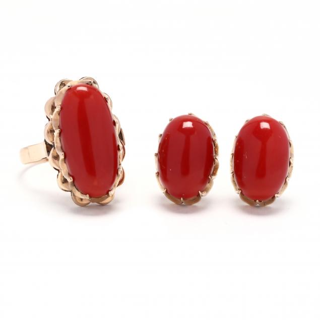 14kt-gold-and-coral-set