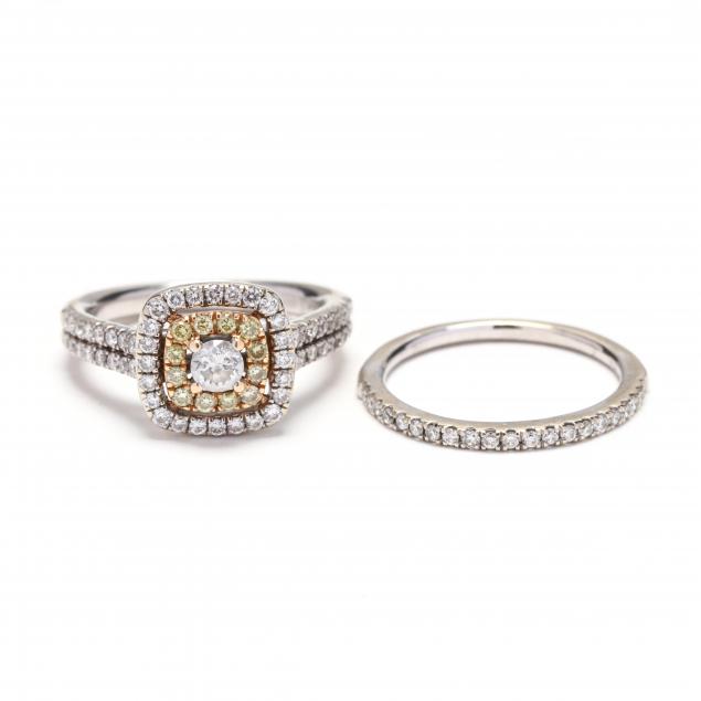 14kt-bi-color-gold-and-diamond-wedding-set